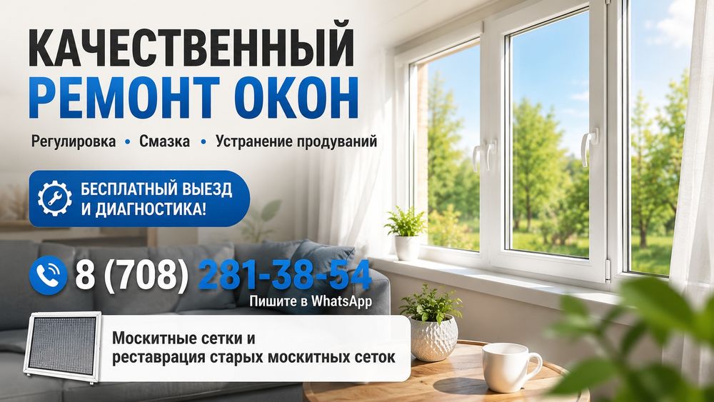 "Ремонт окон ПВХ" г. Риддер