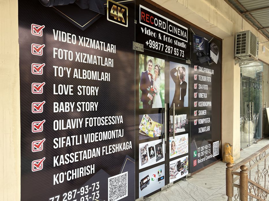 Foto va Vedio xizmatlari 4K tiniqlikda