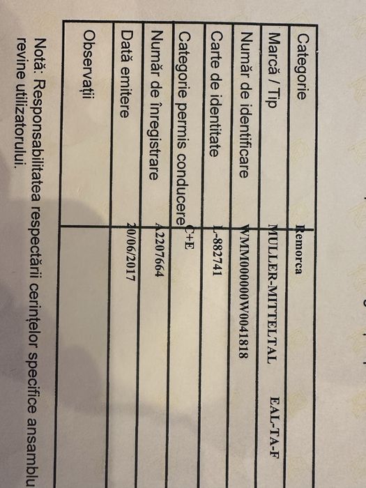 Remorca-poate fi utilizata si pentru scoala de soferi