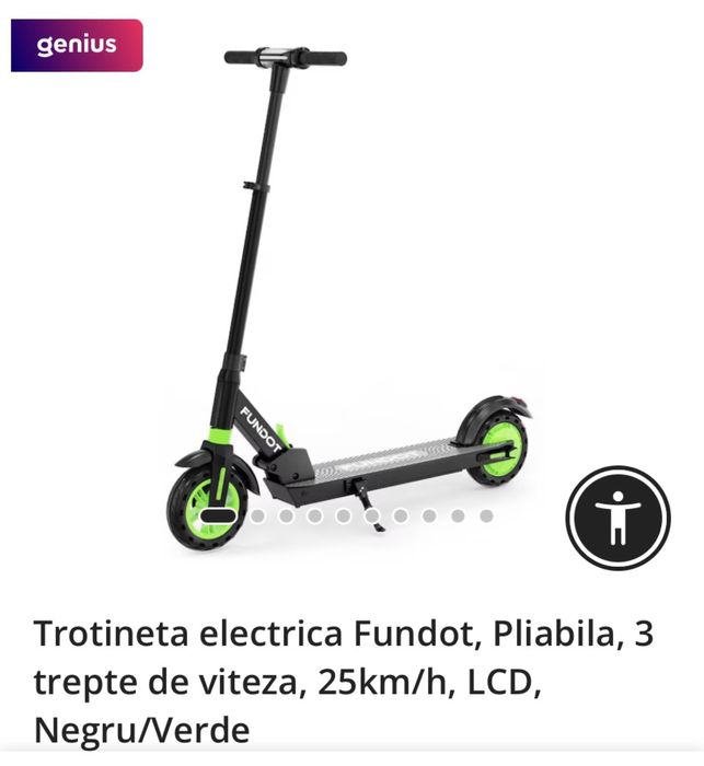 Trotineta electrica Fundot