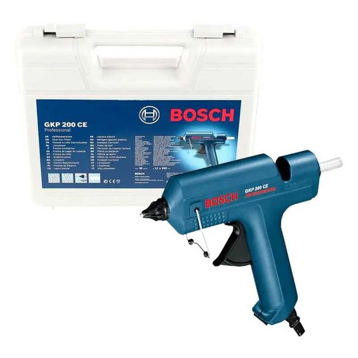 Nou!! Pistol de lipit profesional BOSCH +  1 kg batoane - culoare incolor 200 mm (bonus)