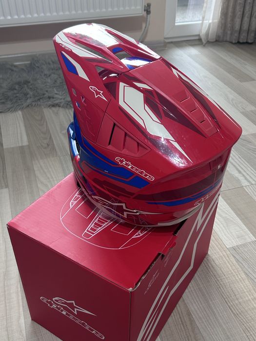 Каска alpinestars SM5 ACT 2 RED/BL