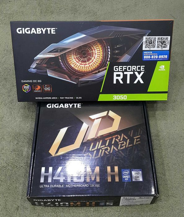 Игровой комплект DDR4 от Gigabyte Core i5 10400f