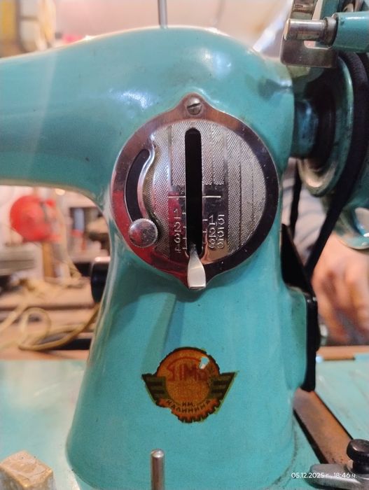 Шевна машина "Калинина" с ел. задвижване с педал, работеща