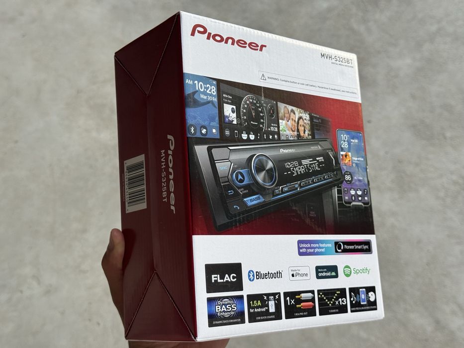 Магнитола Pioneer MVH-S520BT/S325BT MADE IN INDONESIA (725,718,5250)
