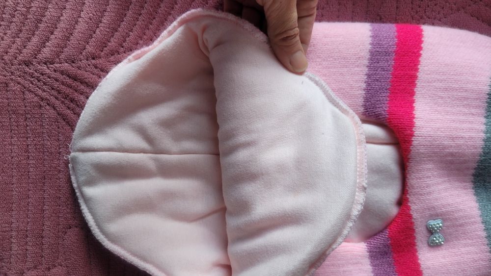 Шапка шлем зимняя детская