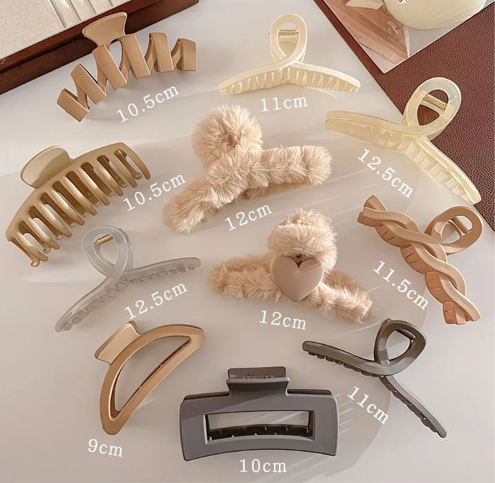 Новые резинки и крабики для волос