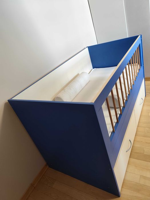 Продавам бебешко/ детско легло с матрак Яташ Yatas