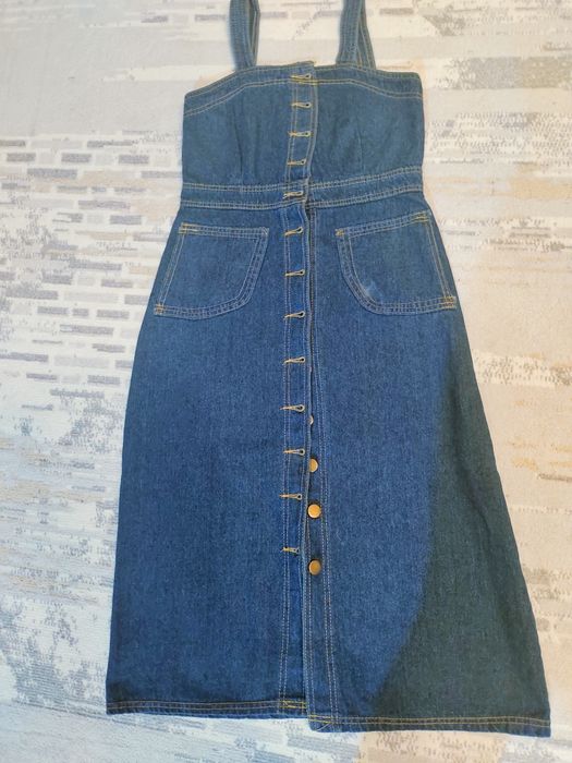 Сарафан джинсовый, платье