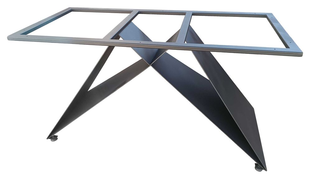 Поръчкова, дизайнерска и здрава. Метална основа за маса модел 021