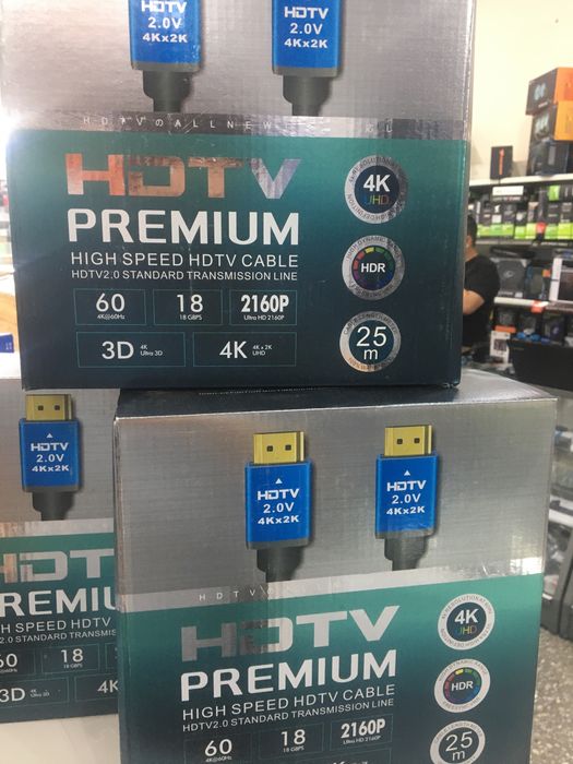Hdmi kabel/Hdmi кабель 25 m 4k (2.0)