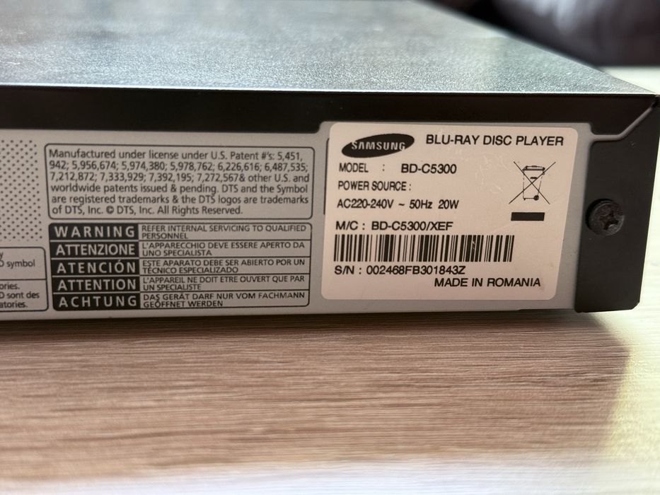 Samsung BD-C5300 Blu-ray плейър