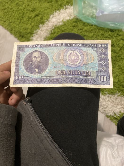 Bancnota de 100 lei din anul 1966