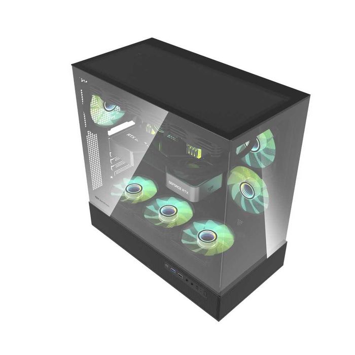 ' Корпус для ПК darkFlash DPX90 BLACK (ATX, 4x Fans)