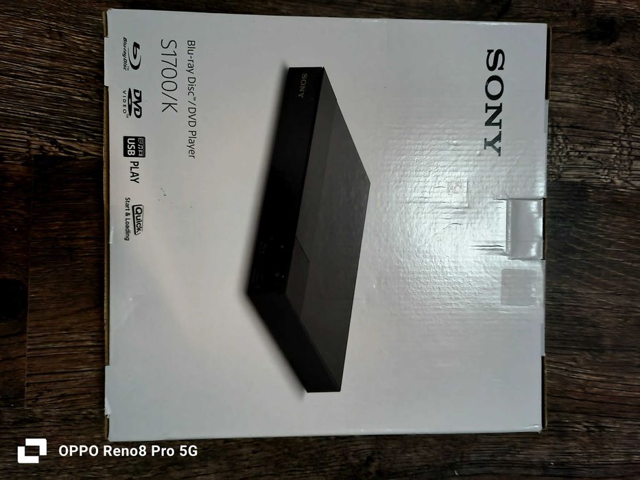 Blu-ray плейър Sony BDP-S1700K, Smart, DVD плейър, Streaming