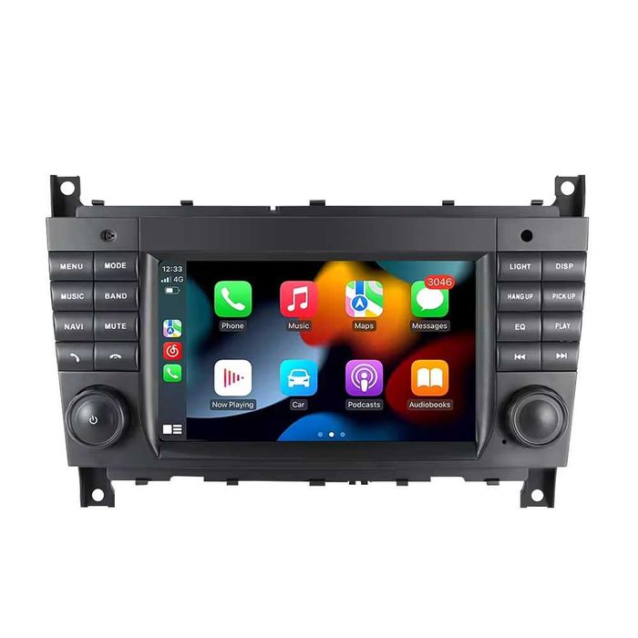 7-инчова мултимедия Mercedes C-Class W203 (2002–2009) Android Carplay