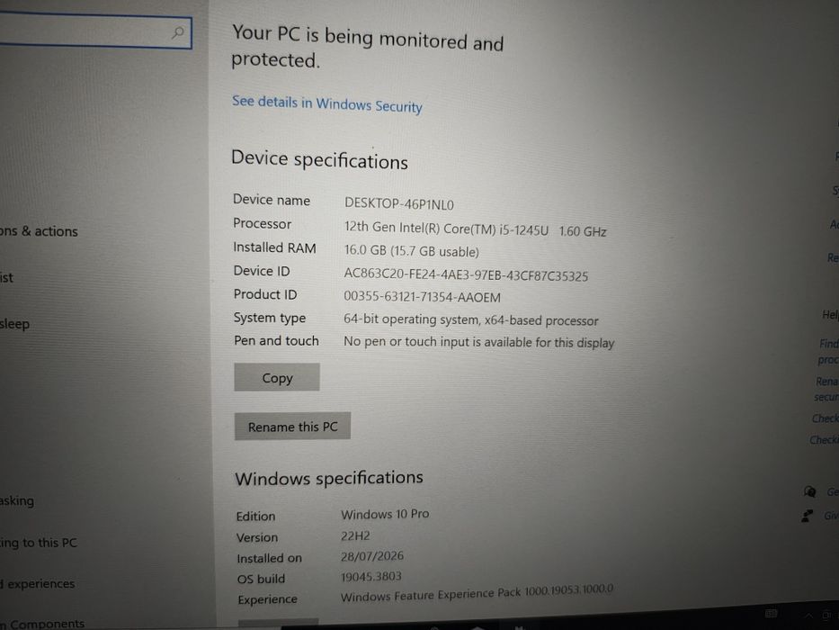 Lenovo Thinkpad T14 Gen3, 16Gb, 512Gb