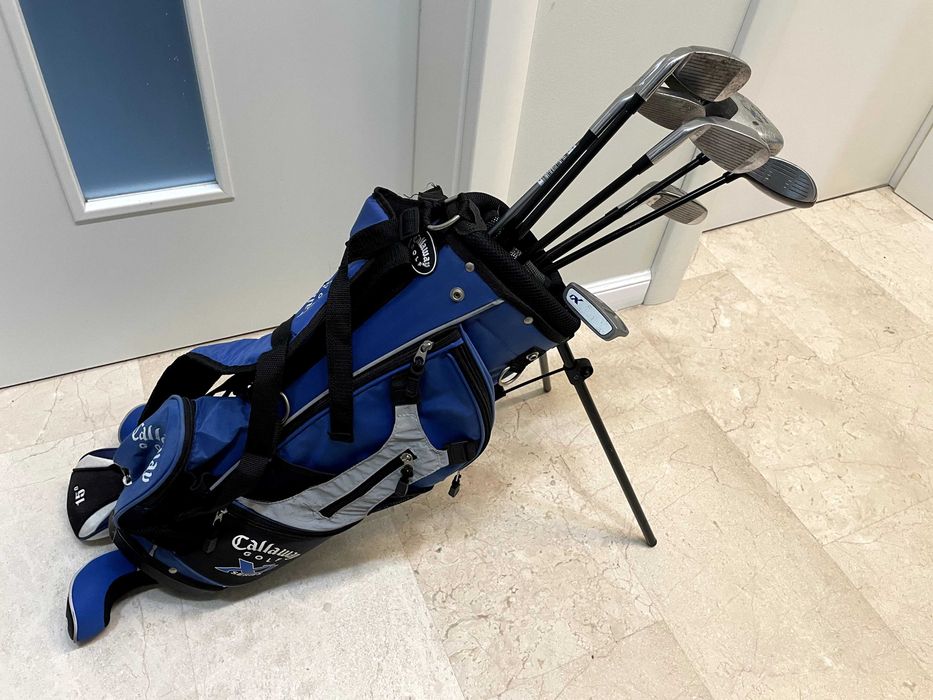 Set Junior pentru Golf, Mână Dreapta + geantă de transport