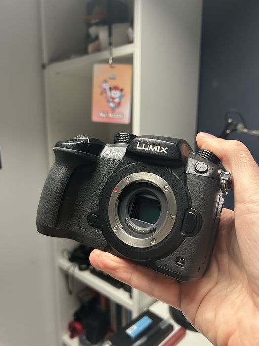 Panasonic Lumix GH5 + cage SmallRig