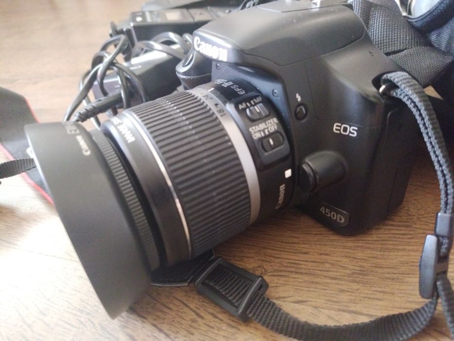 Фотоапарат Canon 450d 7700 кадъра
