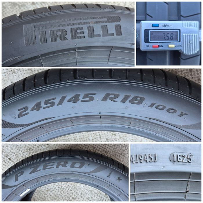 O bucată 245/45 R18 vară - una Pirelli Continental Michelin
