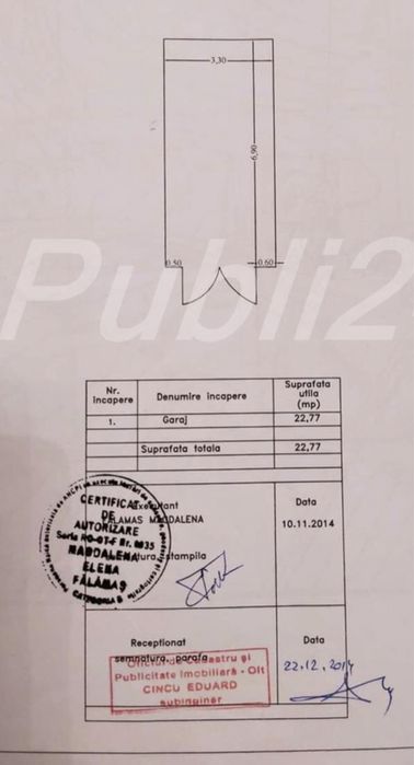 Garaj uscatorie boxa spatiu comercial Slatina 22,77 mp