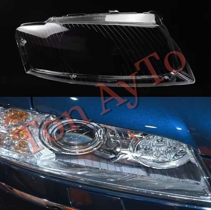 Капаци Фарове Ауди А8 D3 A8L Audi A8 D3 A8L 2002 - 2009 Стъкла Фарове Капаци