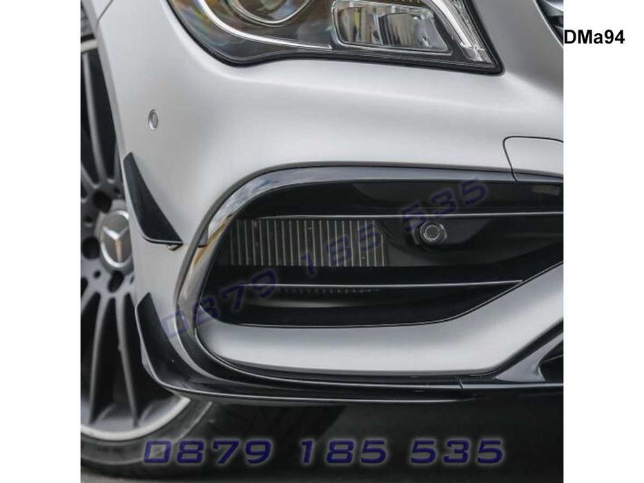 Тунинг сплитер предна броня Mercedes AMG CLA W117 спойлер добавки