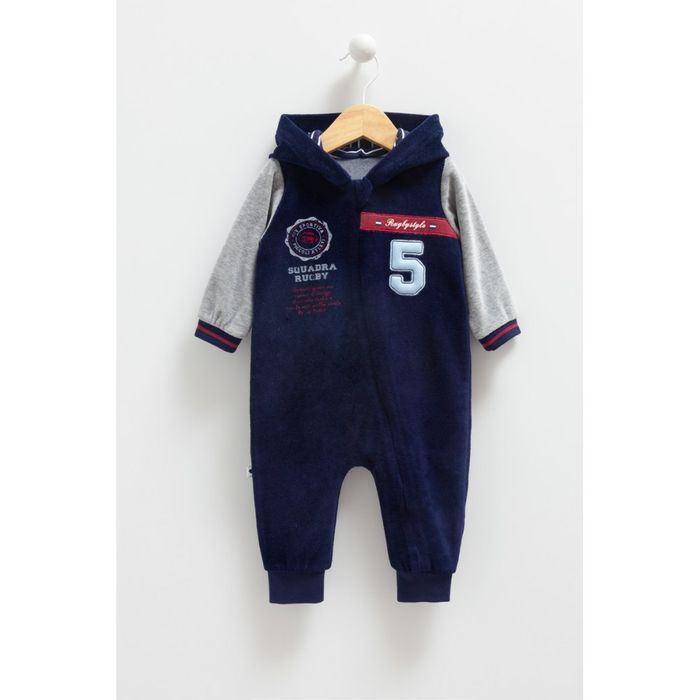 Caramell плюшен гащеризон 100% памук до 74см, 9м