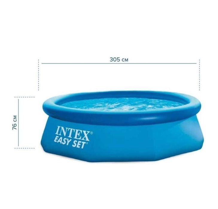 Set 305. Бассейн Intex easy Set 56417. 57183 Intex. Детский бассейн Intex easy Set 28134/54904 Ocean Reef. Бассейн надувной easy Set, 305 х 76 см, от 6 лет, 28120np Intex арт.: 28120np код: 100942.