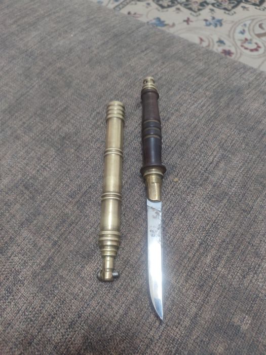 Антикварные нож сср латун