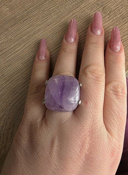 Inel argint cu ametist