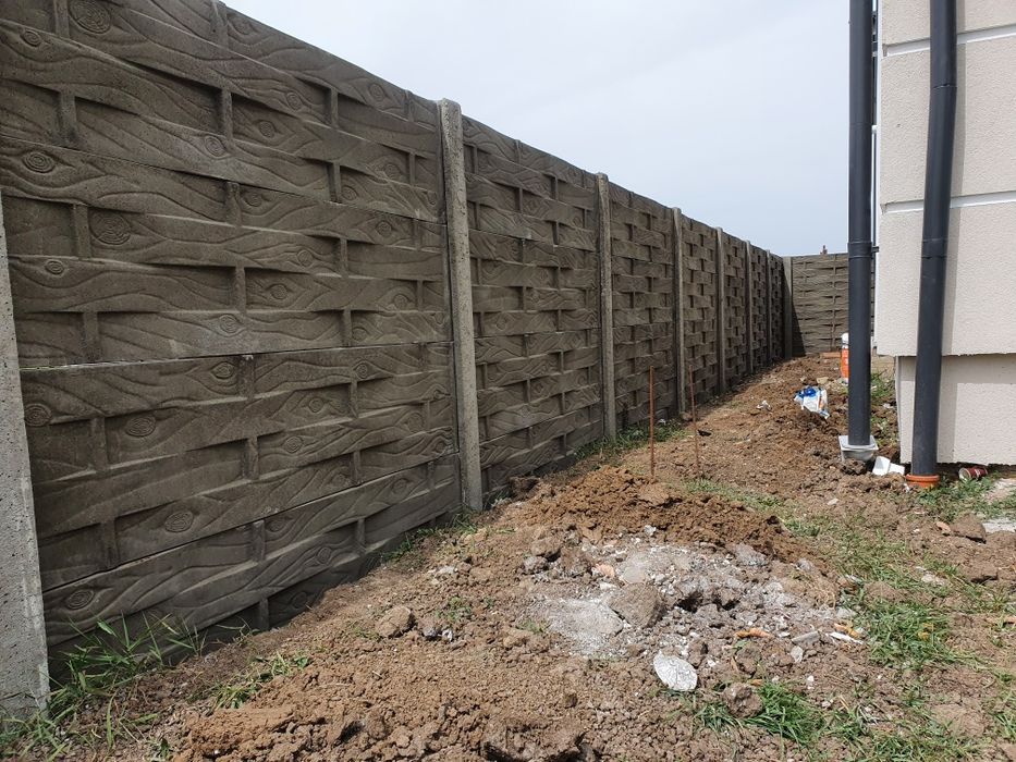 Gard placi beton