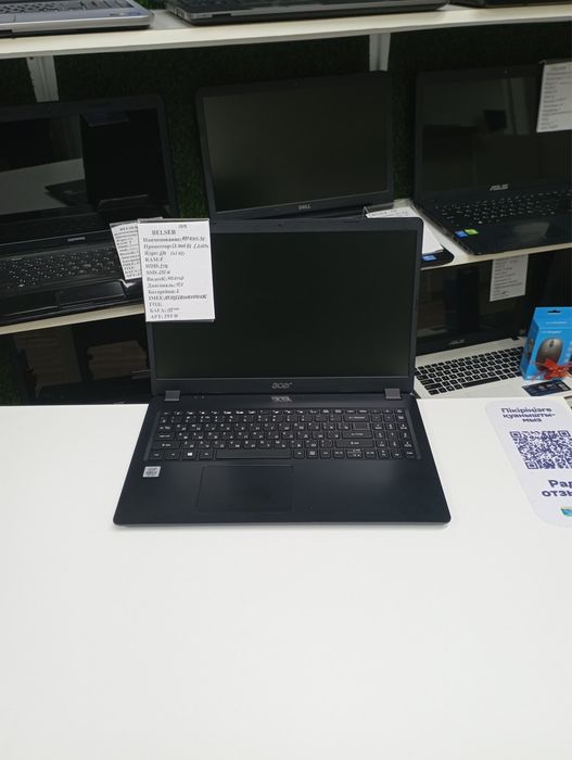 Компактный ноутбук для офисной работы Acer core i3 1005 гарантия