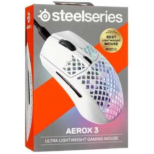 Steelseries aerox 3 СКИДКА (80млн нажатий,IP54) Проводная мышка/мышь