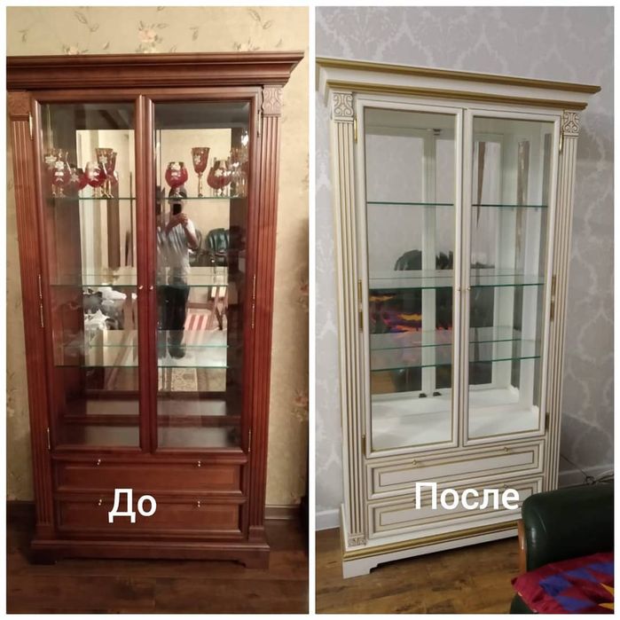 Покраска ремонт мебели