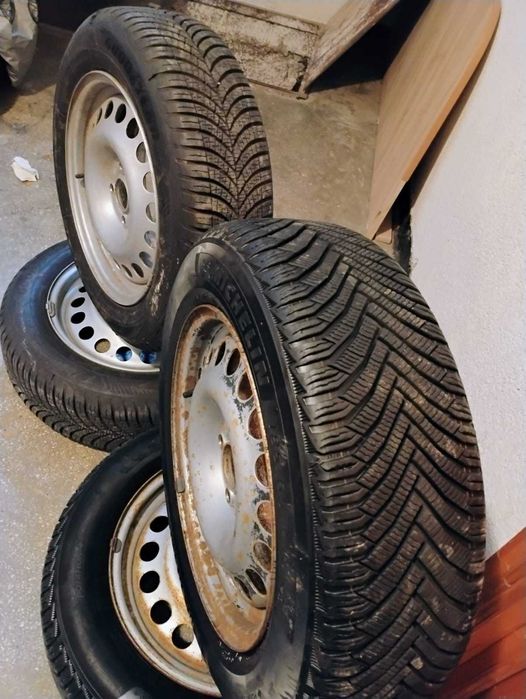 Set jante cauciucuri 185 65 R15 si set tobe Opel Astra G