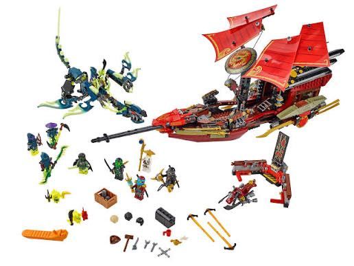 Lego Ninjago final flight of destiny’s baunty пълен с кутия и фигурки
