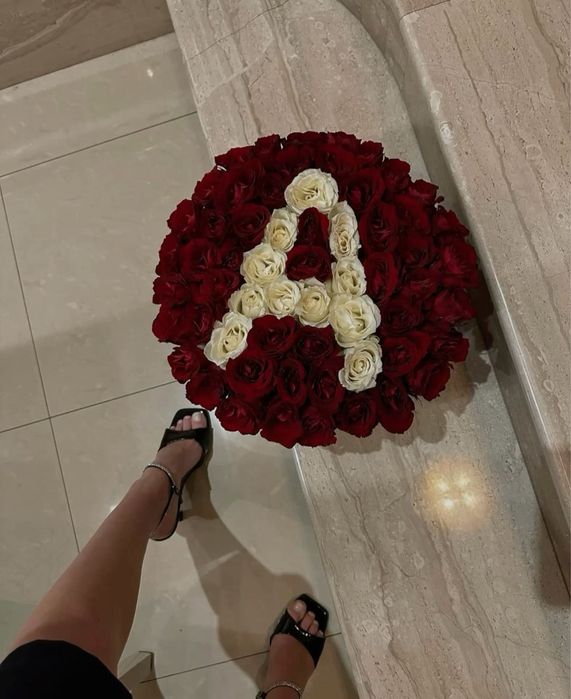 Букет роз первый буквы имени