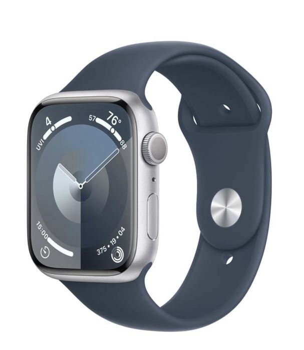 Часы Apple watch 9, 45 мм, синий ремошок