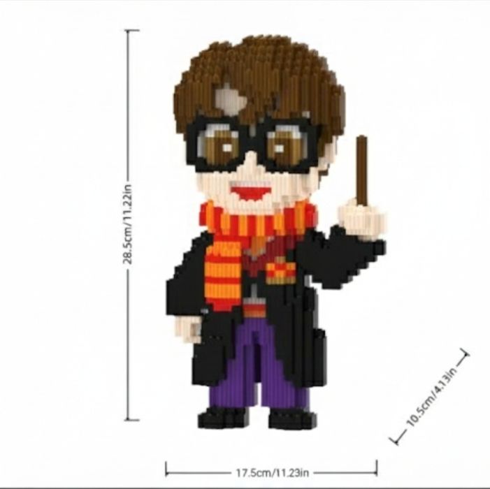 Промоция до края на седмицата! Пиксел фигура Хари Потър „Магьосникът о