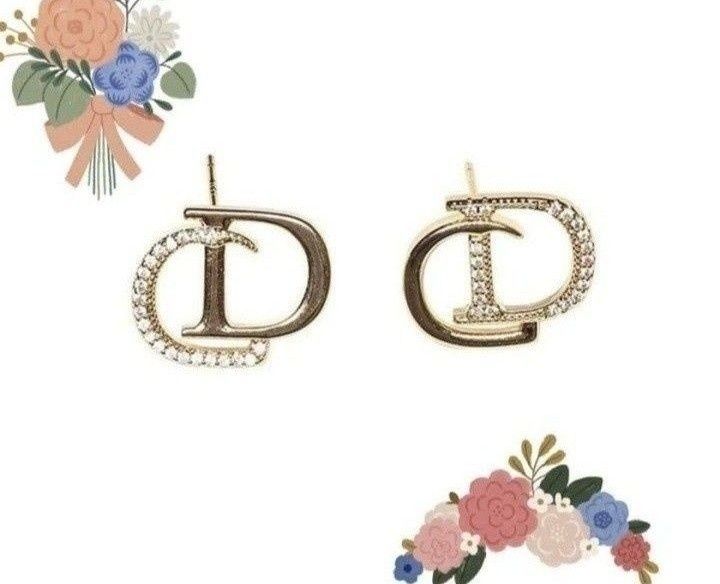 Cercei otel inoxidabil/Dior/strass,new model import Italia