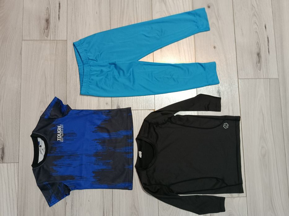 Set tricou bluza pantaloni pentru fotbal băieți vârstă 5-6 ani  116