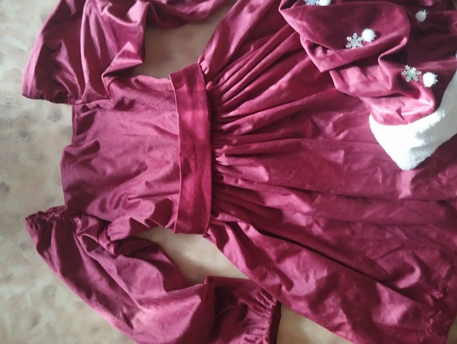 Костюм новогодний Санта девочка