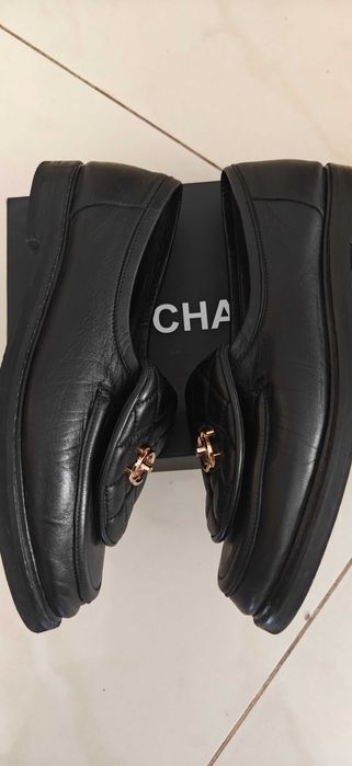 Chanel loafers лофърс мокасини обувки
