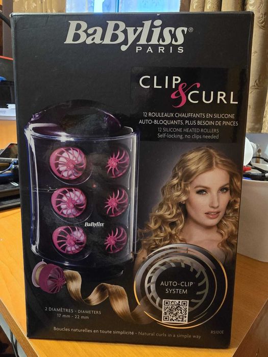 Trusa de bigudiuri electrica BaByliss Clip & Curl