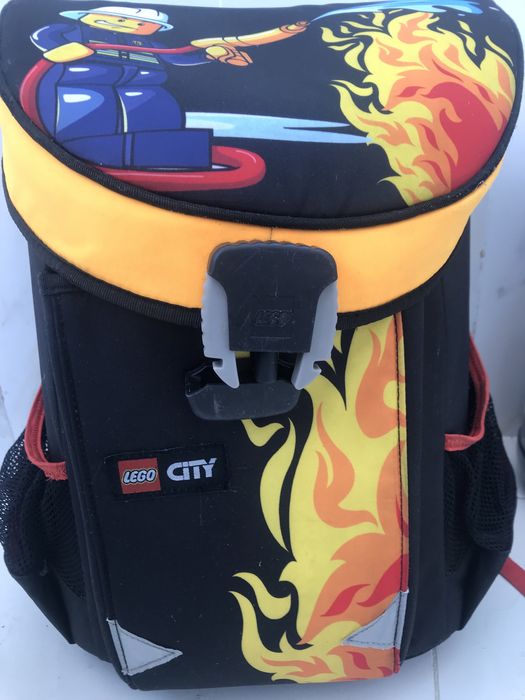 Ghiozdan Lego City pentru scoala negru