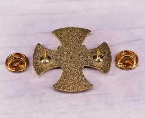 Син Кръст Руски Медал Значка Орден Храброст Смелост Родина Чест Слава