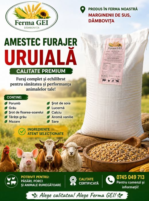 Amestec furajer premium - uruiala