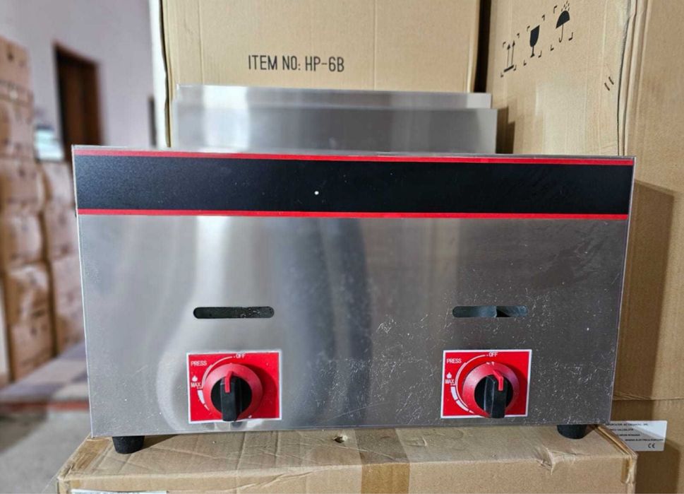 Friteuza gaz 61+61 dubla -TRANSPORT GRATUIT